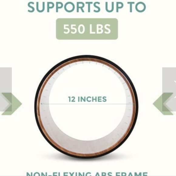 UpCircleSeven Yoga Wheel - [Pro Series] Strongest & Most Comfortable Dharma Yoga - Picture 3 of 16